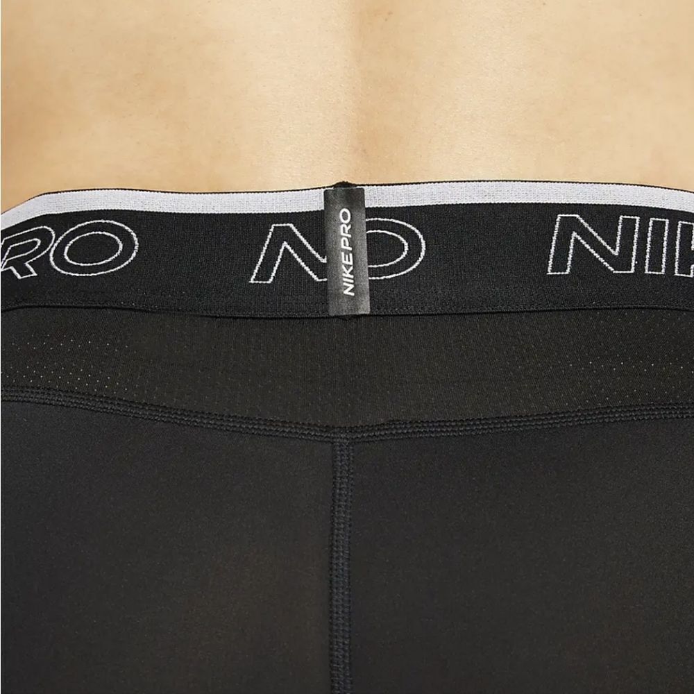 Nike Pro Dri-FIT Men's Black Lightweight Training Tight pants Size Medium Tall - Picture 12 of 16